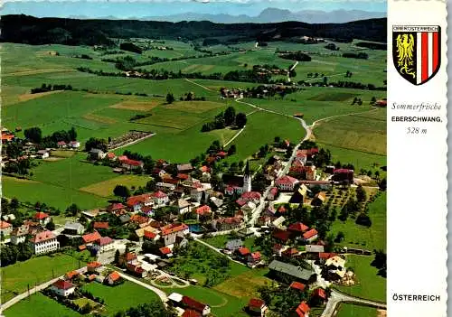 54572 - Oberösterreich - Eberschwang , Panorama - gelaufen 1976