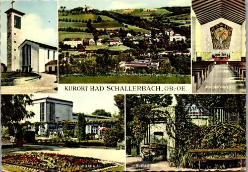 54575 - Oberösterreich - Bad Schallerbach , Mehrbildkarte - gelaufen 1963