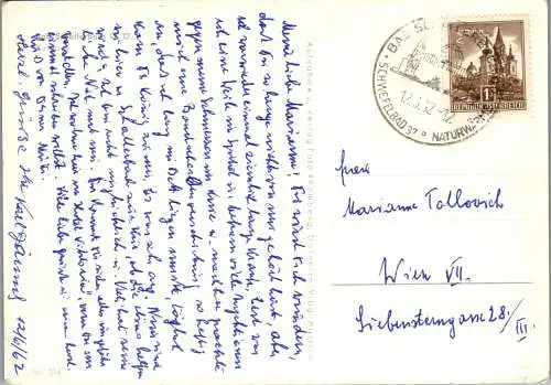 54587 - Oberösterreich - Bad Schallerbach , Kurhaus - gelaufen 1962