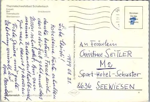 54589 - Oberösterreich - Bad Schallerbach , Mehrbildkarte - gelaufen 1979