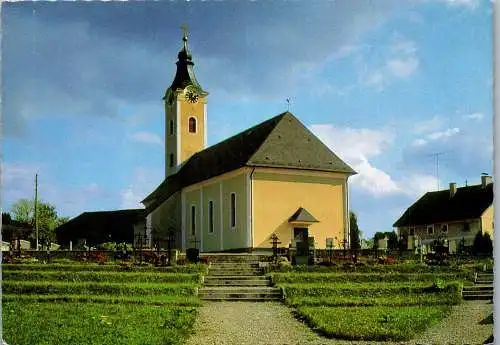 54595 - Oberösterreich - Bad Schallerbach , Petrus Kirche in Schönau - gelaufen 1979