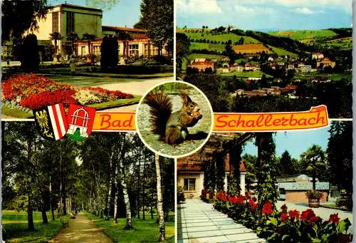 54603 - Oberösterreich - Bad Schallerbach , Rheuma Heilbad , Mehrbildkarte - gelaufen 1973