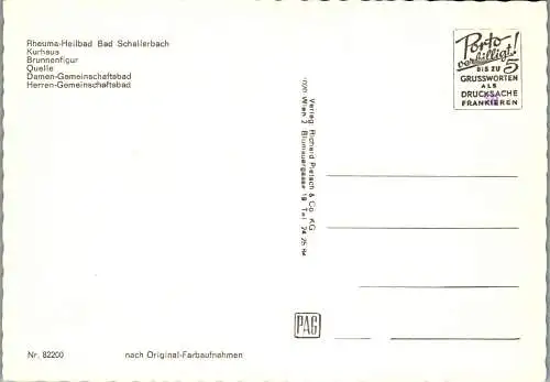 54607 - Oberösterreich - Bad Schallerbach , Rheuma Heilbad , Mehrbildkarte - nicht gelaufen