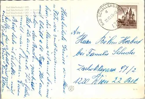 54608 - Oberösterreich - Bad Schallerbach , Mehrbildkarte - gelaufen 1966