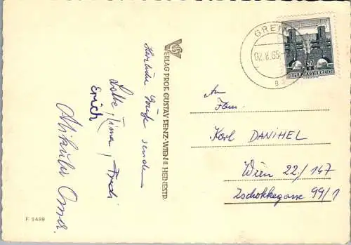 54618 - Oberösterreich - Grein , an der Donau , Mehrbildkarte - gelaufen 1965