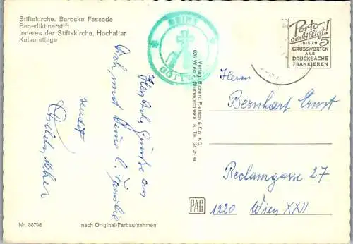 54620 - Niederösterreich - Göttweig , Stift , Mehrbildkarte - gelaufen