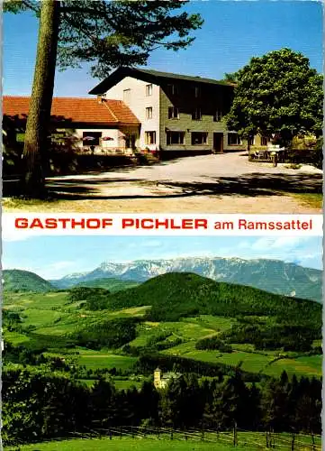 54622 - Niederösterreich - Gloggnitz , Gasthof zum Ramssattel , Inh. Julius Pichler , Gasthof Pichler - gelaufen 1983