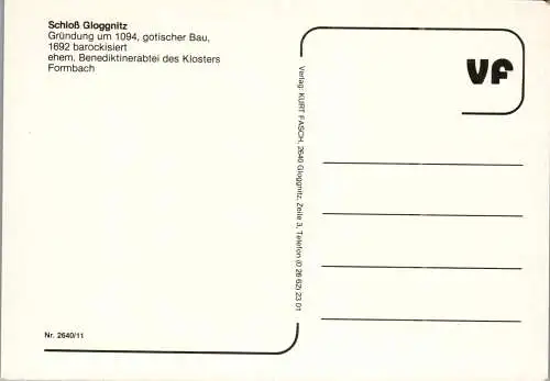 54623 - Niederösterreich - Gloggnitz , Schloss Gloggnitz , Aquarell v. Hans Stix - nicht gelaufen