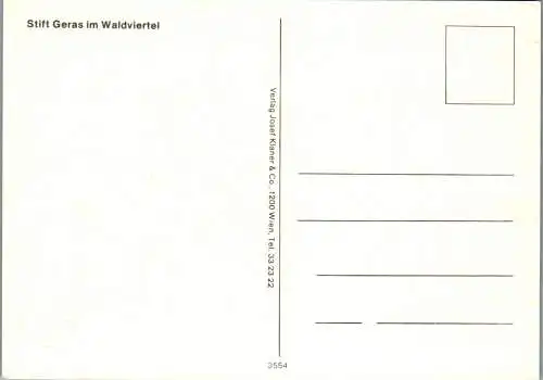 54626 - Niederösterreich - Geras , Stift Geras im Waldviertel - nicht gelaufen