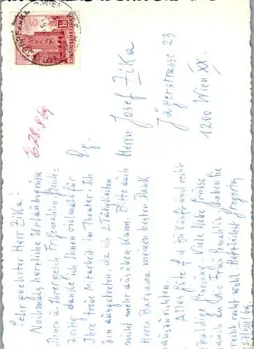 54629 - Niederösterreich - Gars am Kamp , Burgruine - gelaufen 1969