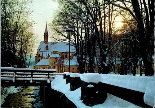 54630 - Niederösterreich - Gaming , Karthause , Winter - gelaufen 1970