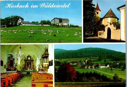 54636 - Niederösterreich - Harbach , Moorbad , Waldviertel , Mehrbildkarte - gelaufen 1982