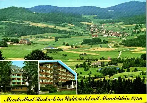 54639 - Niederösterreich - Harbach , Moorbad , Mandelstein , Panorama - gelaufen 1991