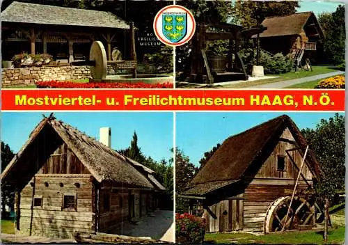 54650 - Niederösterreich - Haag , Mostviertel und Freilichtmuseum , Mehrbildkarte - gelaufen