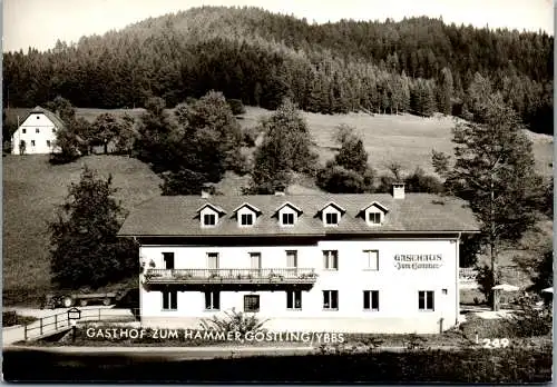 54669 - Niederösterreich - Göstling , an der Ybbs , Gasthof zum Hammer - gelaufen 1969