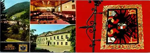 54687 - Niederösterreich - Altenmarkt , an der Triesting , Gasthof Zum Schwarzen Adler , Franz Böhm - n. gelaufen