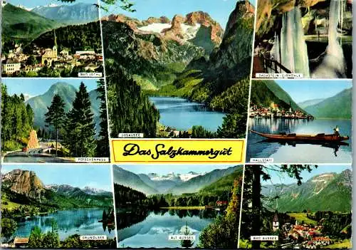 54690 - Salzburg - Salzkammergut , Hallstatt , Bad Ischl , Bad Aussee , Grundlsee , Pötschenpass - gelaufen 1970