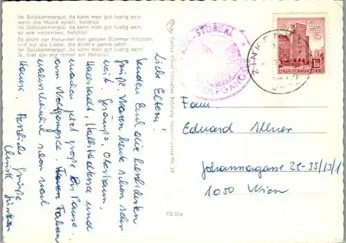 54690 - Salzburg - Salzkammergut , Hallstatt , Bad Ischl , Bad Aussee , Grundlsee , Pötschenpass - gelaufen 1970