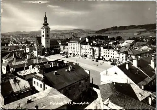 54693 - Oberösterreich - Freistadt , Hauptplatz - gelaufen 1961