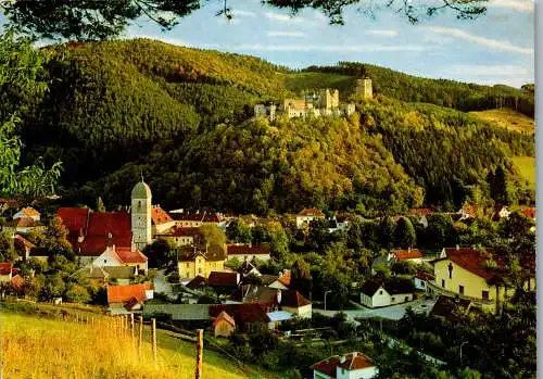 54694 - Niederösterreich - Kirchschlag , in der Buckligen Welt , Panorama - gelaufen 1986