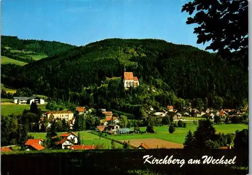 54712 - Niederösterreich - Kirchberg am Wechsel , Panorama - gelaufen 1990