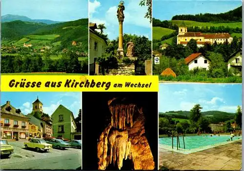 54714 - Niederösterreich - Kirchberg am Wechsel , Mehrbildkarte - gelaufen 1981