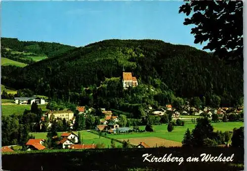 54718 - Niederösterreich - Kirchberg am Wechsel , Panorama - gelaufen 1981