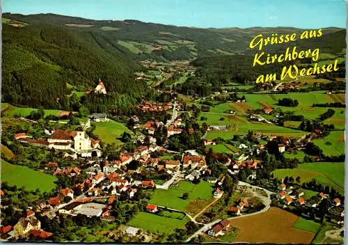 54720 - Niederösterreich - Kirchberg am Wechsel , Panorama - gelaufen 1982