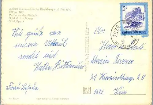 54722 - Niederösterreich - Kirchberg an der Pielach , Mehrbildkarte - gelaufen 1982
