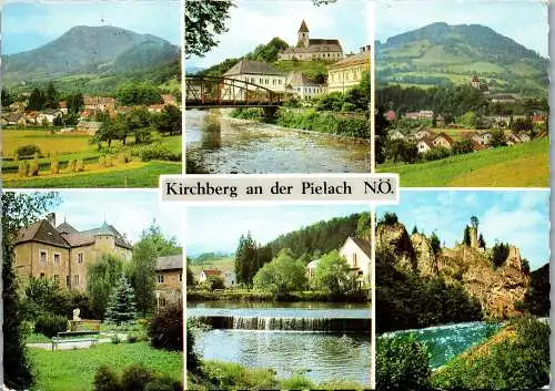 54723 - Niederösterreich - Kirchberg an der Pielach , Mehrbildkarte - gelaufen 1982