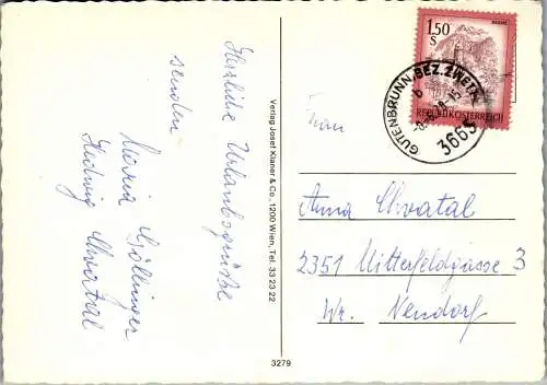 54730 - Niederösterreich - Yspertal , Ysperklamm , Isperklamm , Mehrbildkarte - gelaufen 1978