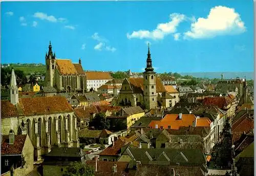 54737 - Niederösterreich - Krems , an der Donau , Blick auf die Altstadt - nicht gelaufen