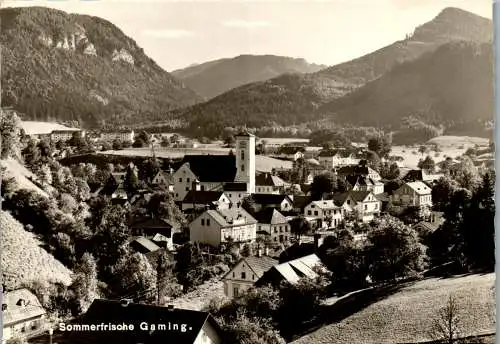 54746 - Niederösterreich - Gaming , Panorama - gelaufen 1966