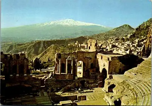 54773 - Italien - Taormina , Teatro greco - gelaufen 1980