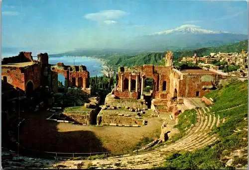 54781 - Italien - Taormina , Teatro greco - gelaufen 1983