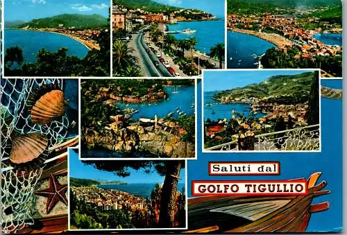 54785 - Italien - Golfo Tigullio , Riviera Azzurra , Mehrbildkarte - gelaufen 1969