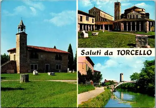 54794 - Italien - Torcello , Mehrbildkarte - gelaufen 1983