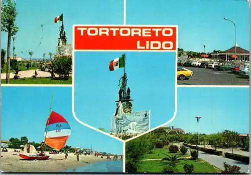 54803 - Italien - Tortoreto Lido , Termano , Mehrbildkarte - gelaufen 1982