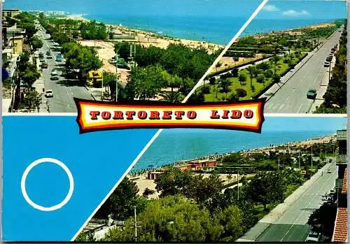 54804 - Italien - Tortoreto Lido , Termano , Mehrbildkarte - gelaufen 1975