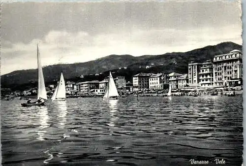 54808 - Italien - Varazze , Vele , Panorama , Zensur - gelaufen 1953