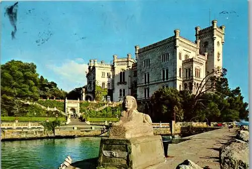 54821 - Italien - Trieste , Castello Miramare - gelaufen 1980