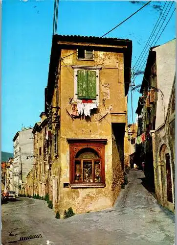 54822 - Italien - Trieste , Vecchia , Via Donota - gelaufen 1980