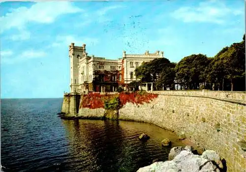 54824 - Italien - Trieste , Il Castello di Miramare - gelaufen