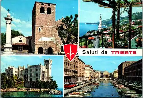 54828 - Italien - Trieste , Mehrbildkarte - gelaufen