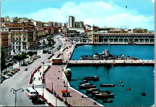 54831 - Italien - Trieste , La Riva col Molo Audace - gelaufen 1961