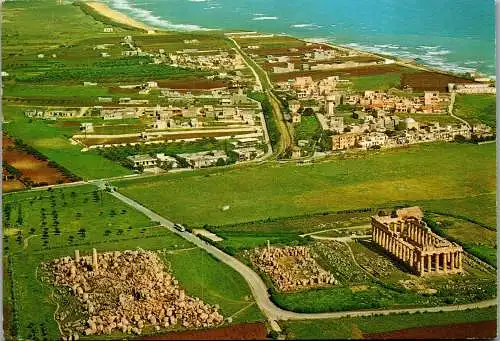 54836 - Italien - Selinunte , Castelvetrano , Templi Orientali , Templi G , F , Giunone e Stazione Ferroviaria - 1980