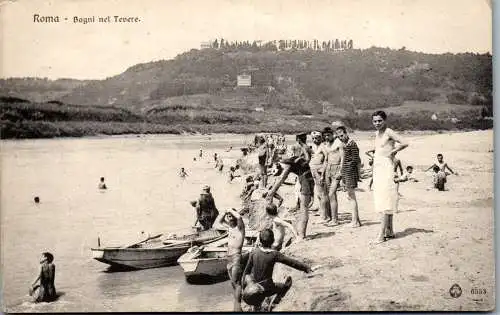 54864 - Italien - Rom , Bagni nel Tevere - nicht gelaufen