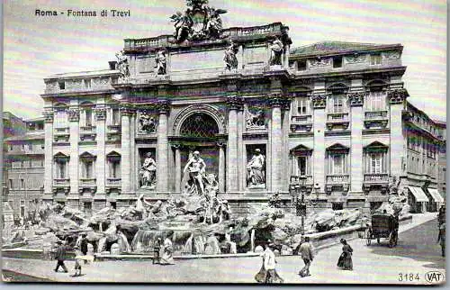 54890 - Italien - Rom , Fontana di Trevi - nicht gelaufen