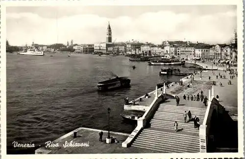 54905 - Italien - Venezia , Riva Schiavoni - nicht gelaufen