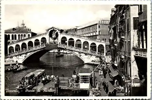 54907 - Italien - Venezia , Ponte di Rialto - nicht gelaufen